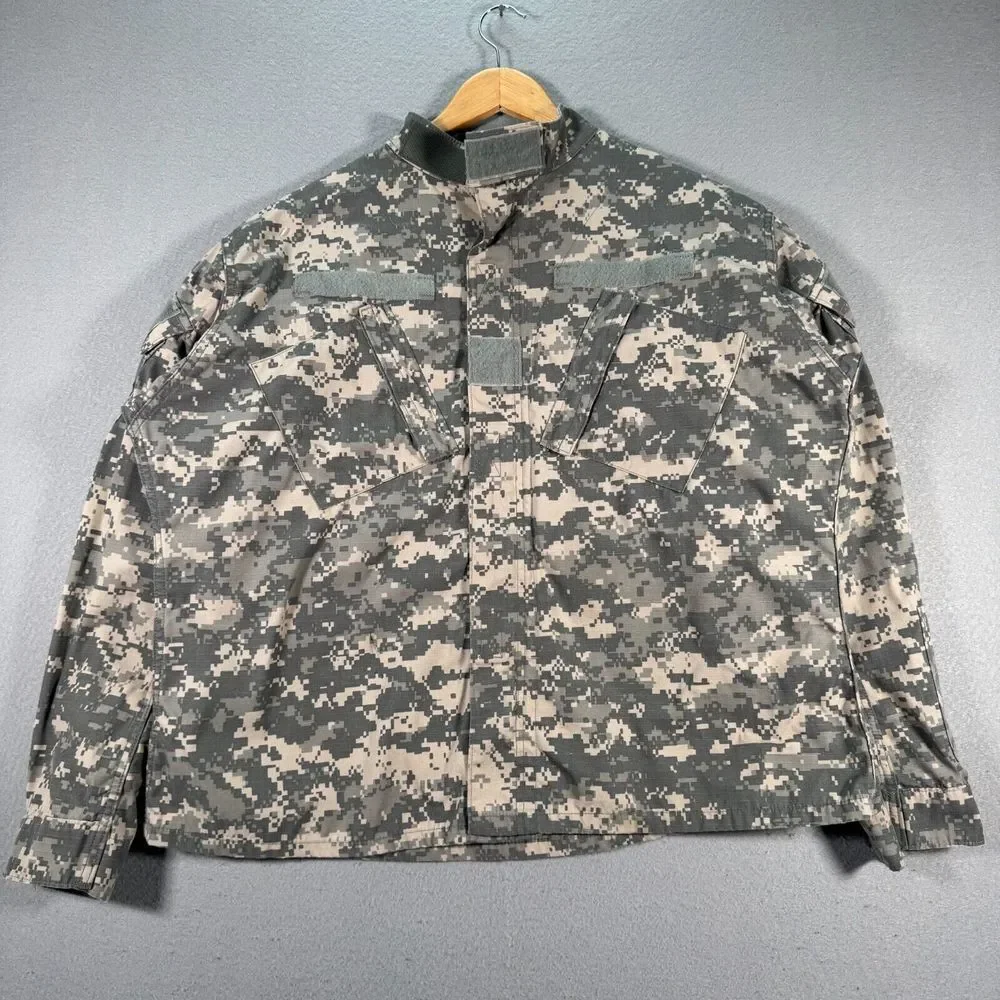 US Military Army Combat Uniform Shacket Adult Large Regular Fatigue Digital Camo